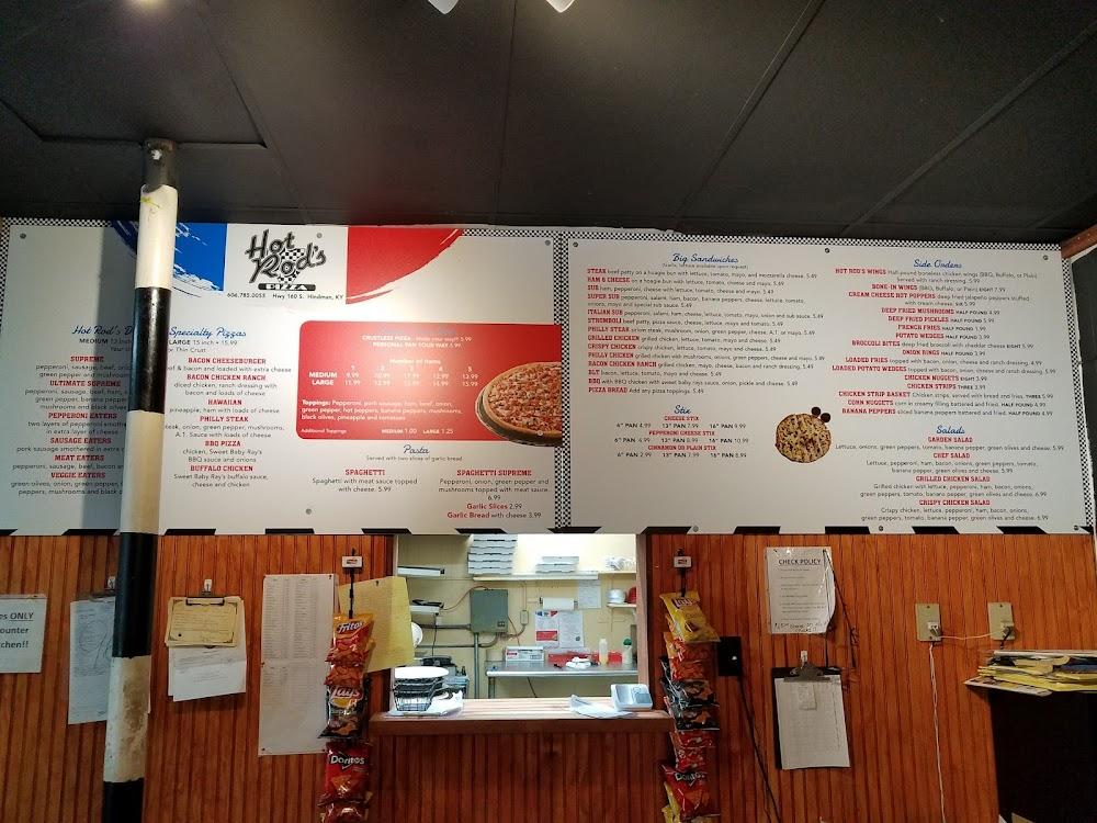 Hot Rod Pizza Menu image 2